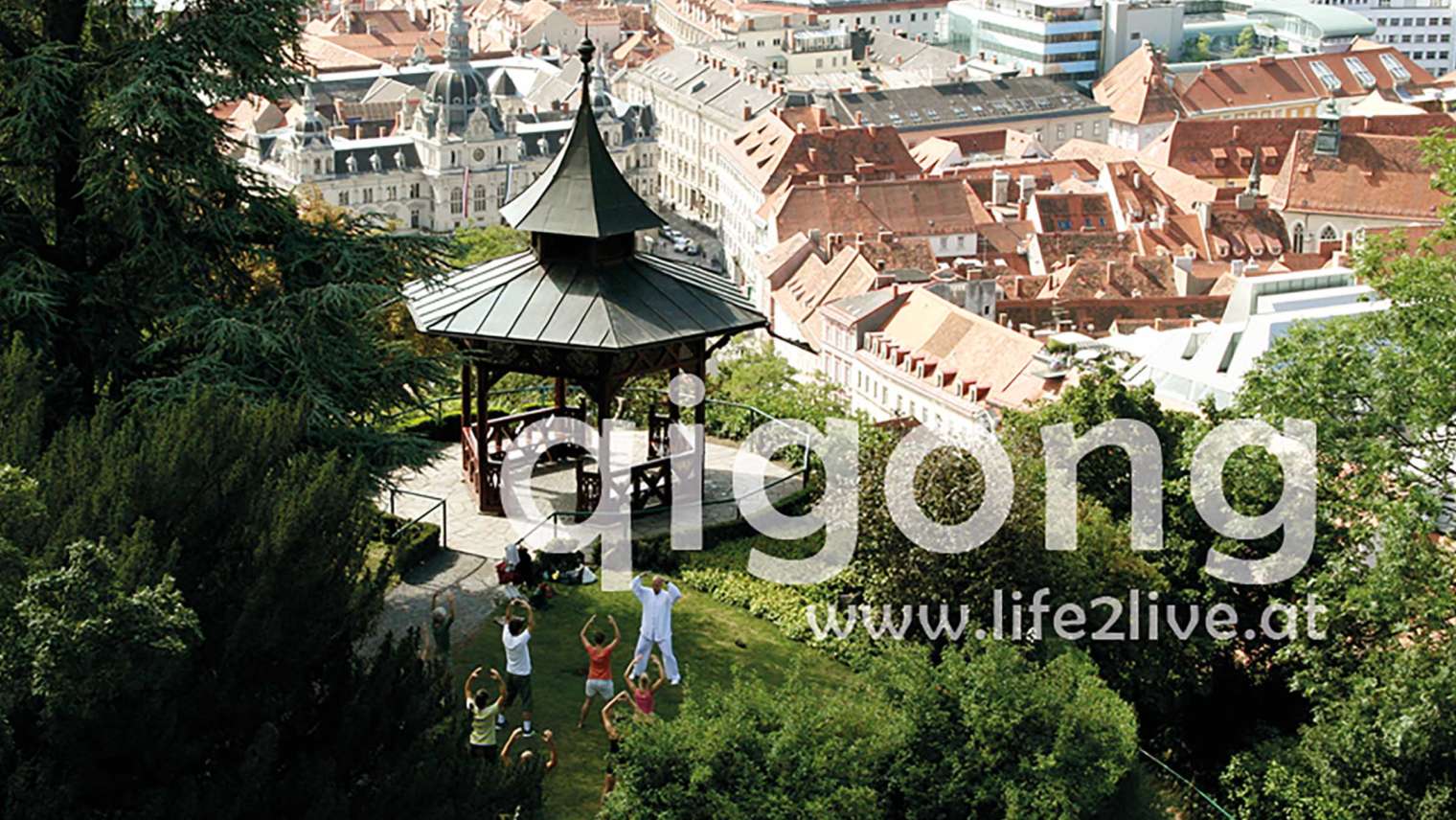 Qigong über den Dächern von Graz